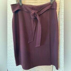 Ann Taylor Deep Burgundy Pencil Skirt